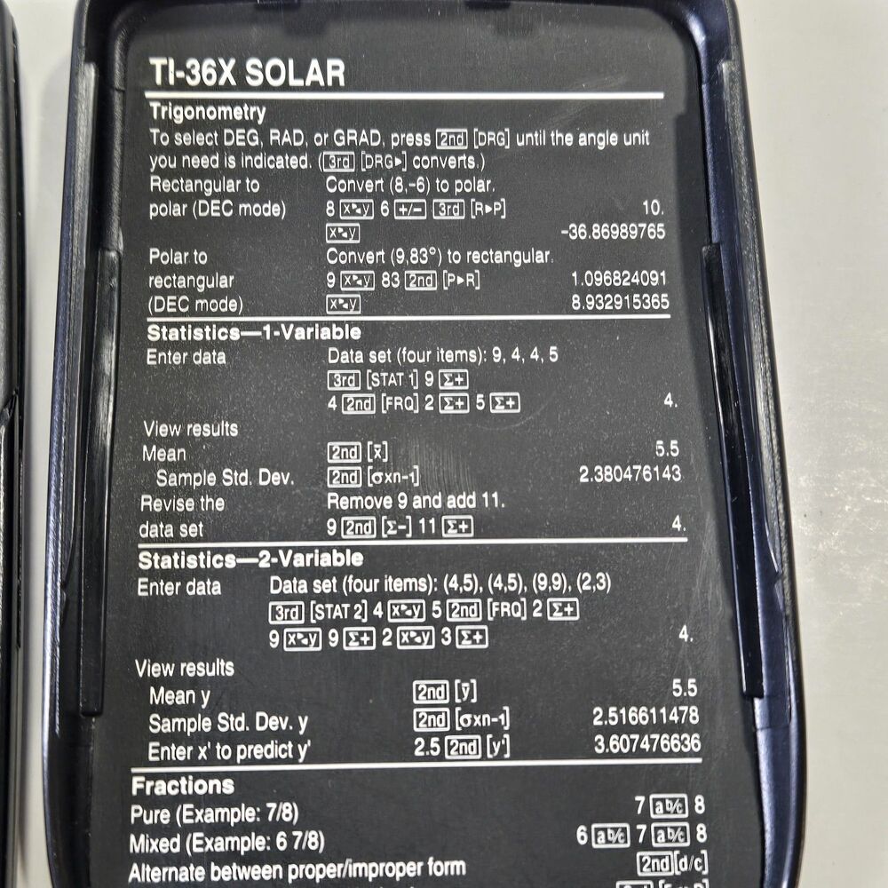 Texas Instruments Calculator Lot TI-81 Graphing TI-30X TI-36X Solar Covers Work - Picture 8 of 12
